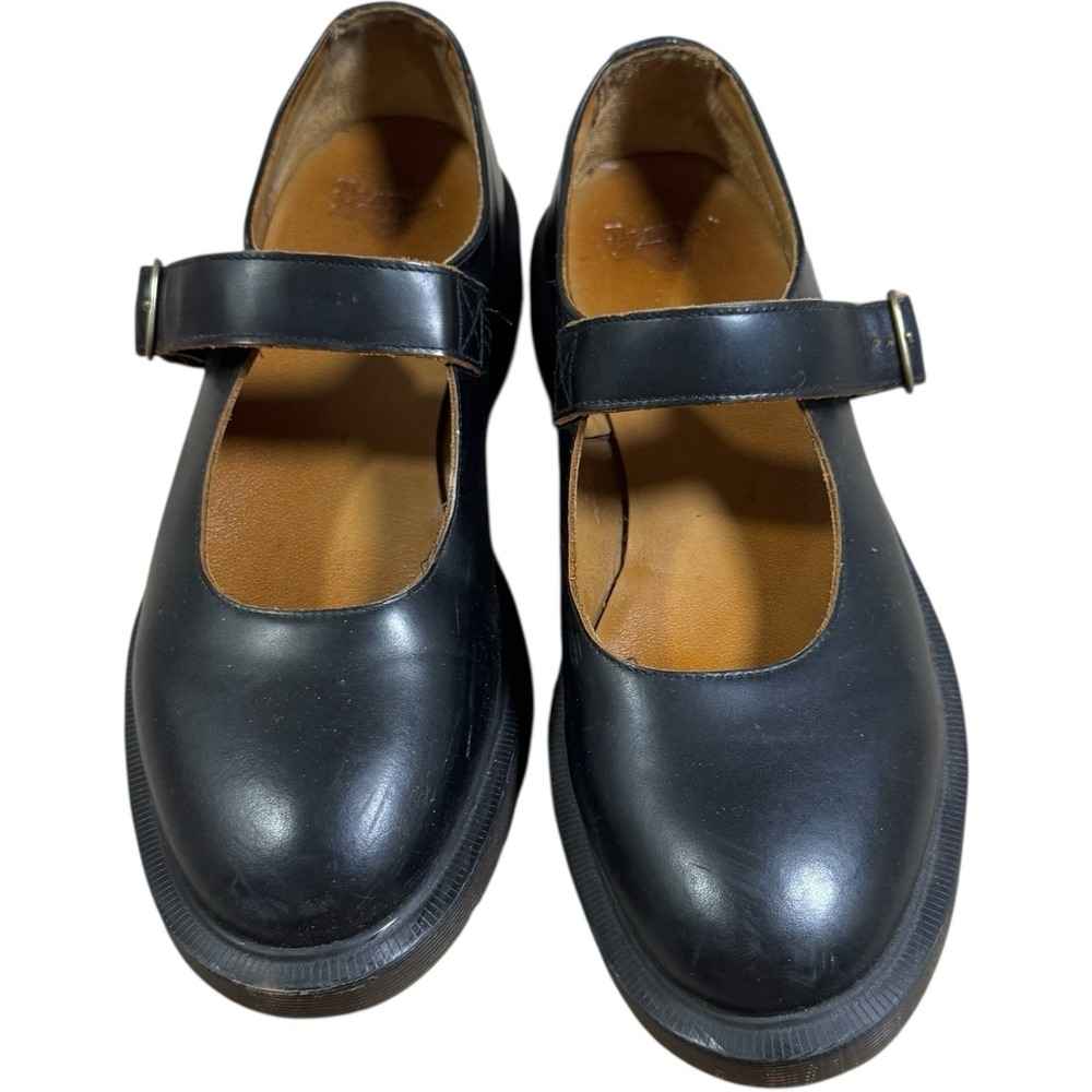 Dr. Martens Indica Mary Jane Black Leather EUC 8UK 10US  42EU